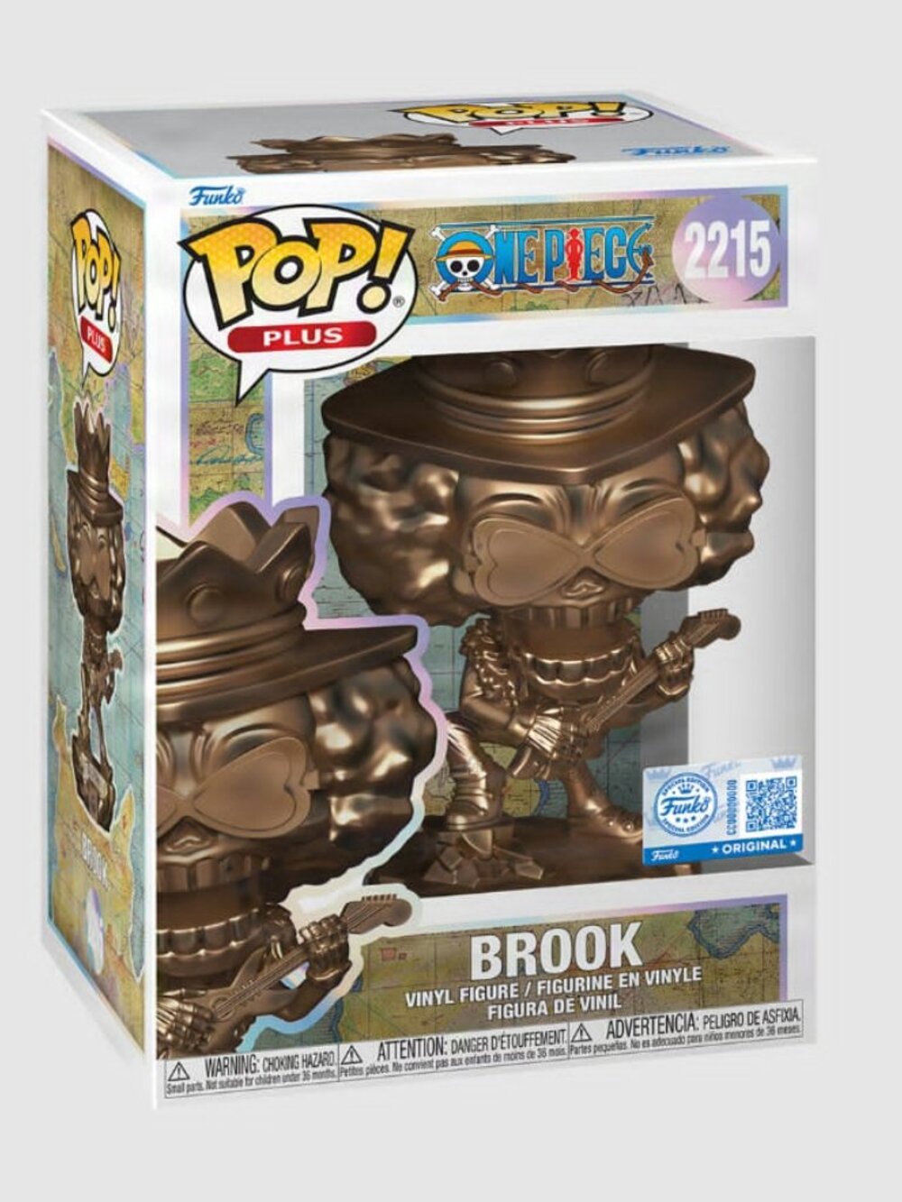 Funko Pop Plus! One Piece #2215 – Brook Bronze Statue NEW